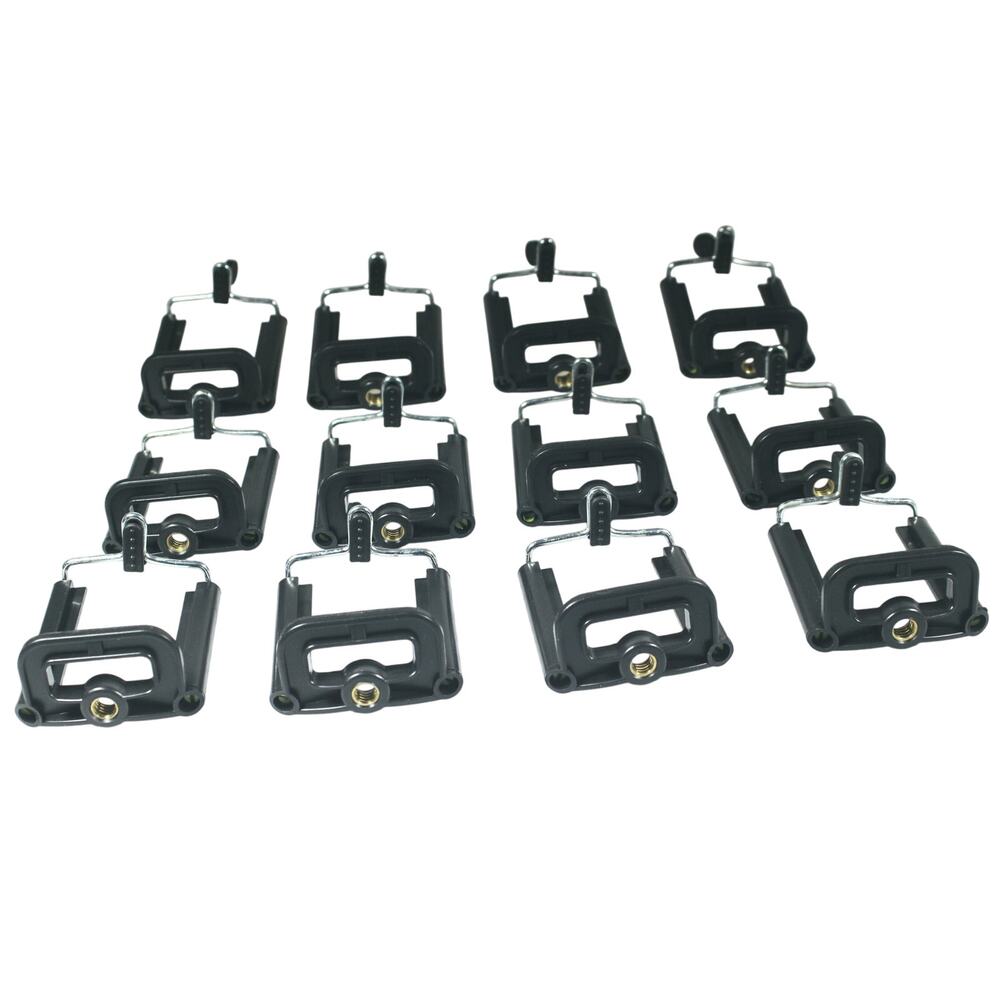 12 Qty - Universal Smartphone Tripod Stand Holder Clip Mount Adapters Support